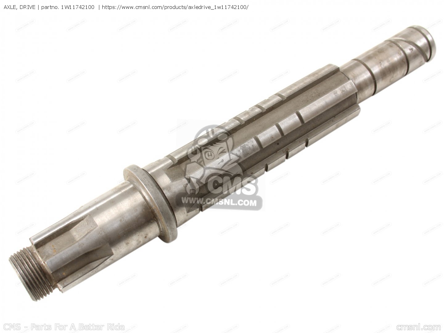 1W11742100: Axle, Drive Yamaha - buy the 1W1-17421-00 at CMSNL