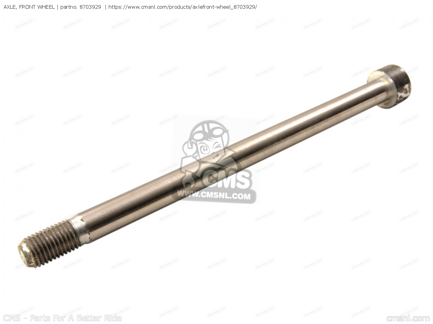 8703929 Axle, Front Wheel Honda buy the 8703929 at CMSNL