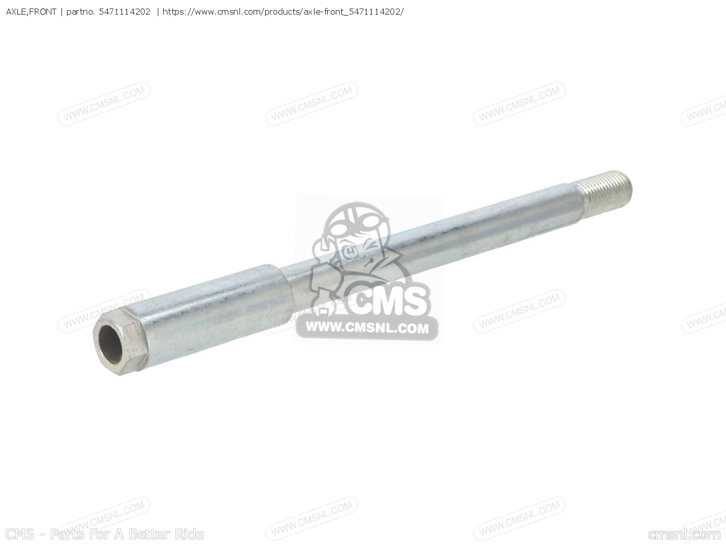 AXLE,FRONT for RM250 1981 (X) USA (E03) order at CMSNL
