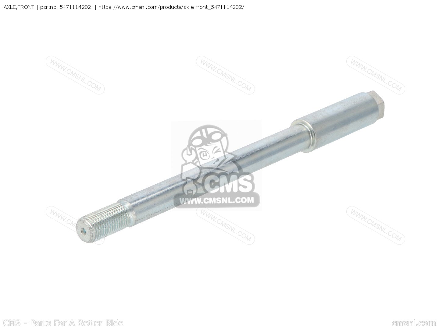 AXLE,FRONT for RM250 1981 (X) USA (E03) order at CMSNL
