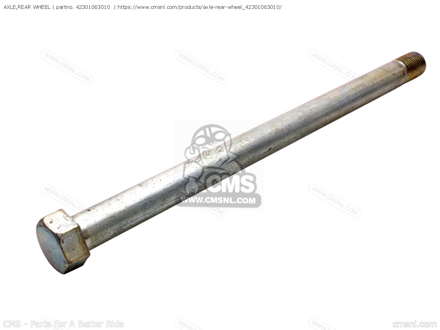 42301063010 Axle,rear Wheel Honda buy the 42301063010 at CMSNL