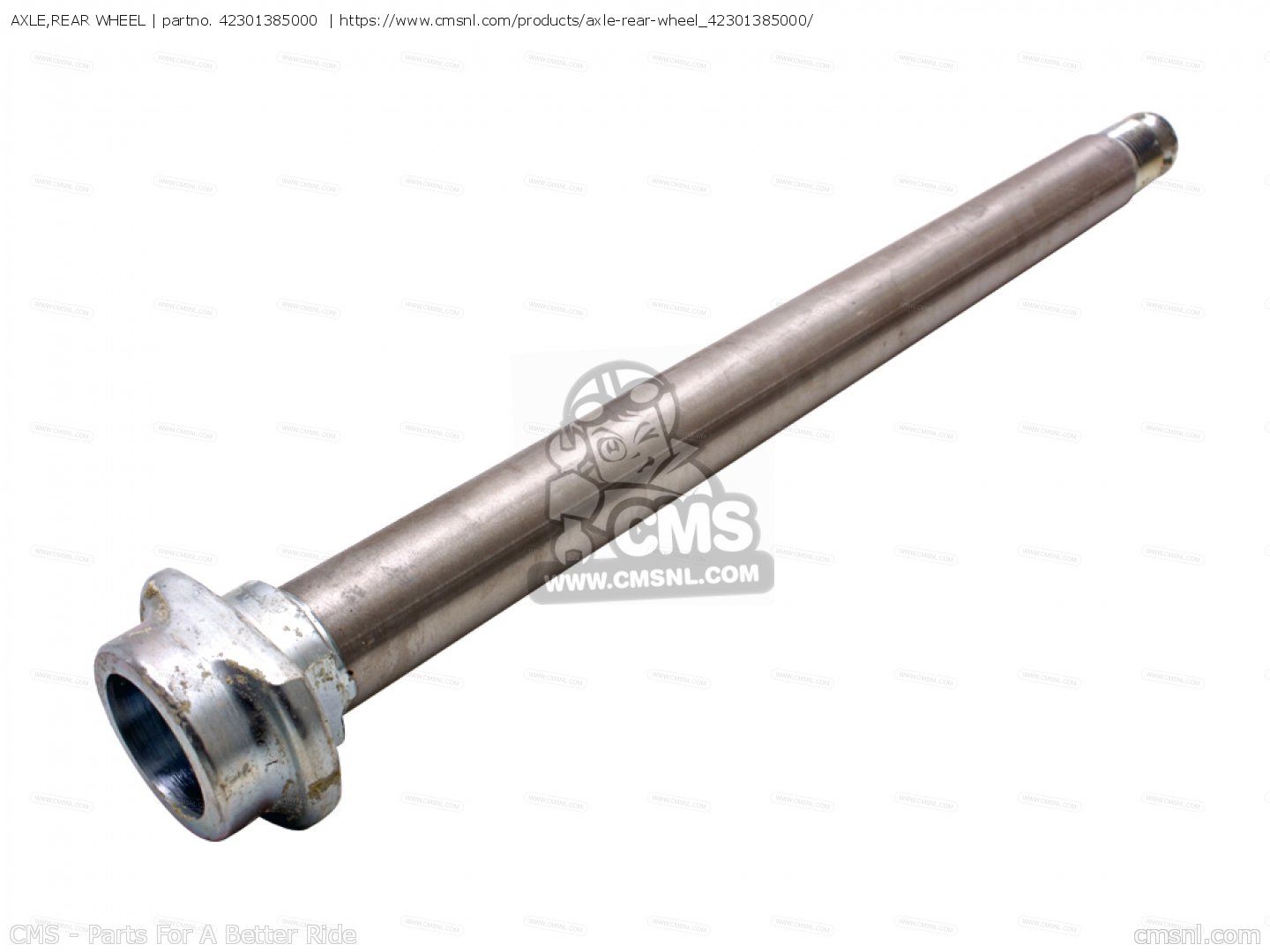 AXLE,REAR WHEEL for CR250M ELSINORE 1976 USA order at CMSNL