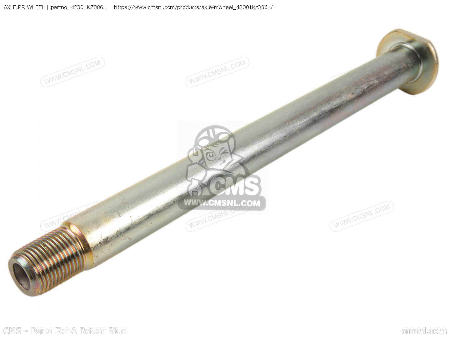 AXLE,RR.WHEEL for Honda - order at CMSNL