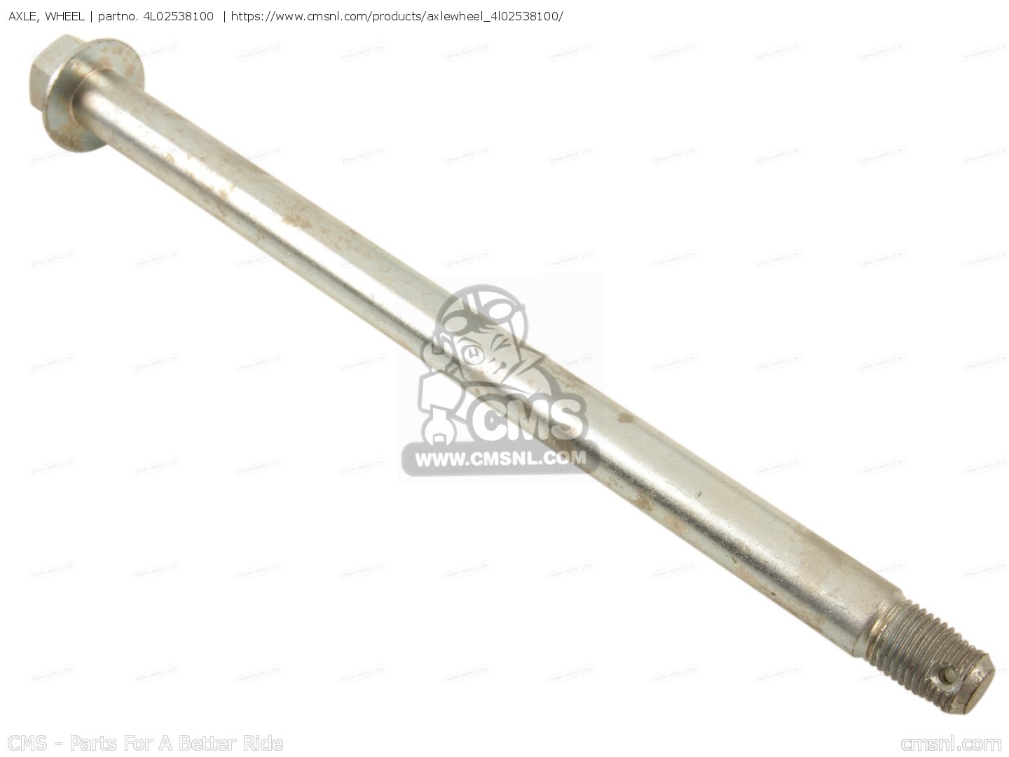4L02538100 Axle, Wheel Yamaha buy the 4L02538100 at CMSNL