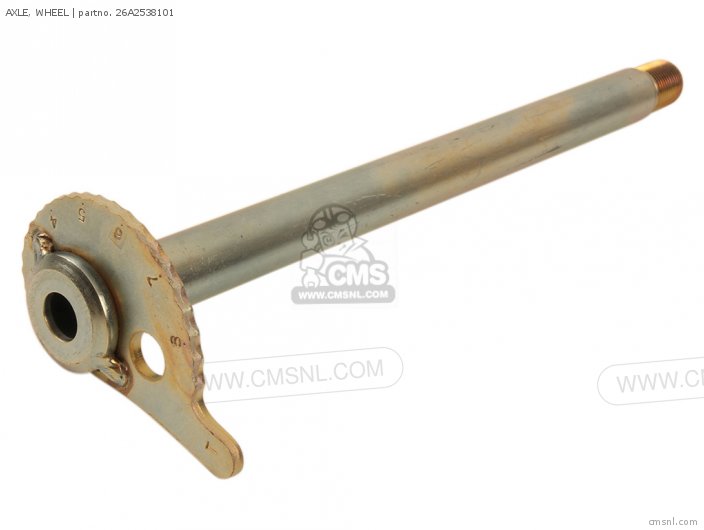 26A2538101 Axle, Wheel Yamaha buy the 26A2538101 at CMSNL
