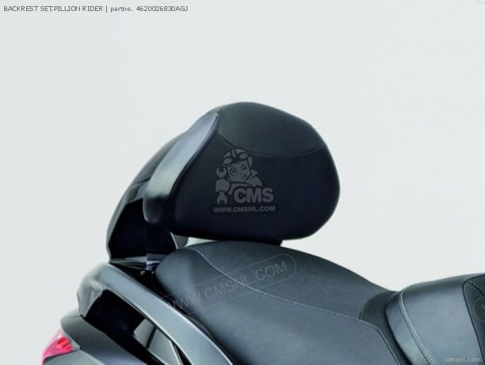 Suzuki BACKREST SET,PILLION RIDER 4620026830AGJ Suzuki BACKREST SET,PILLION RIDER 4620026830AGJ