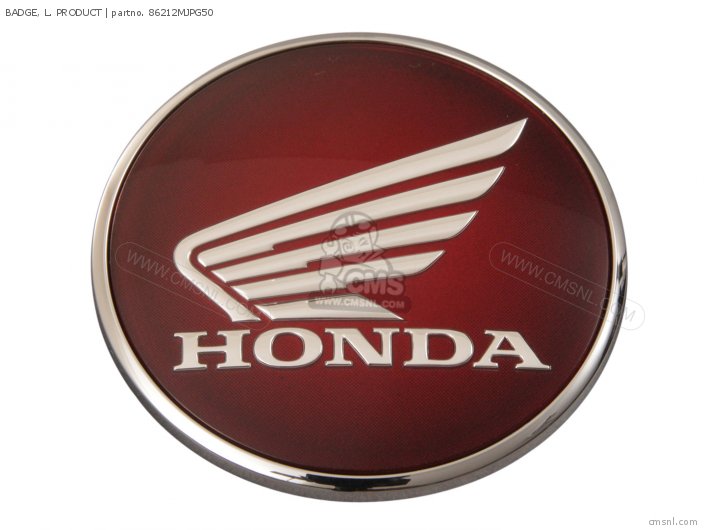 Honda BADGE,L PRODUCT 86212MJPG50