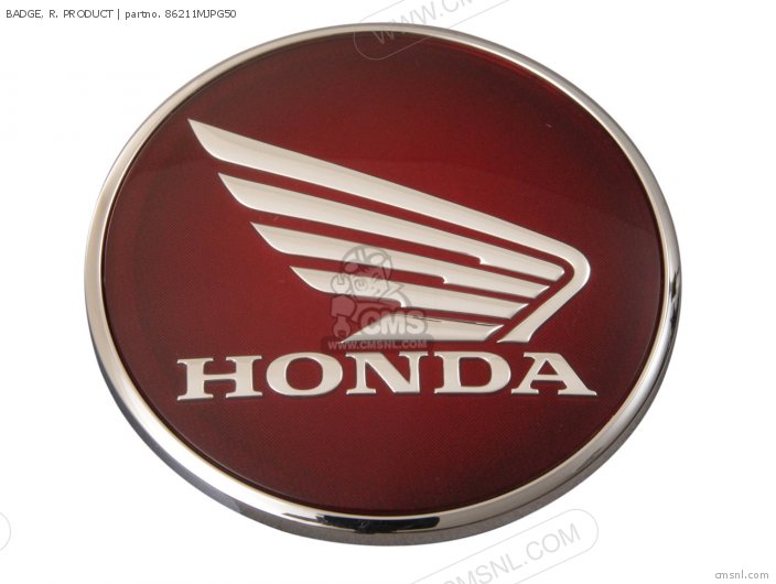 Honda BADGE,R PRODUCT 86211MJPG50