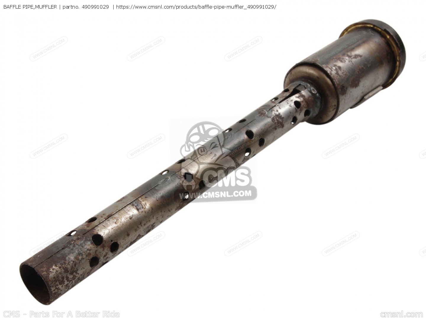 490991029 Bafflepipe Muffler Kawasaki buy the 490991029 at CMSNL