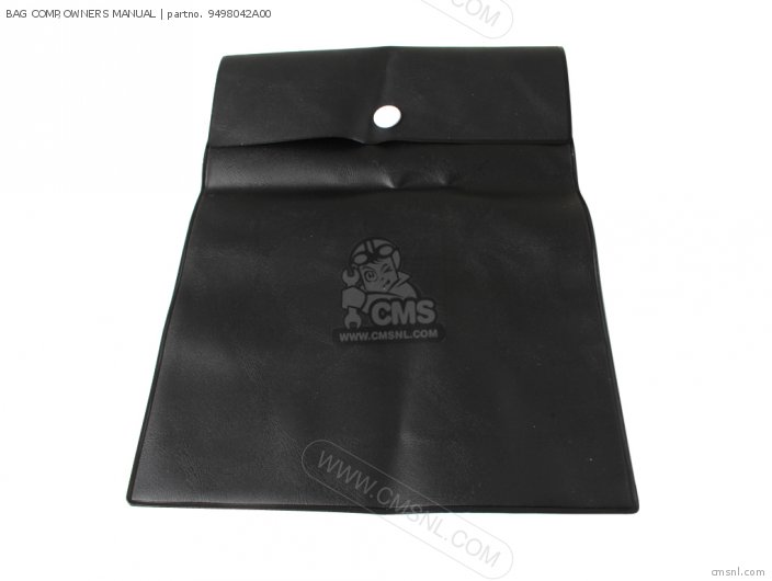 Suzuki BAG COMP,OWNERS MANUAL 9498042A00