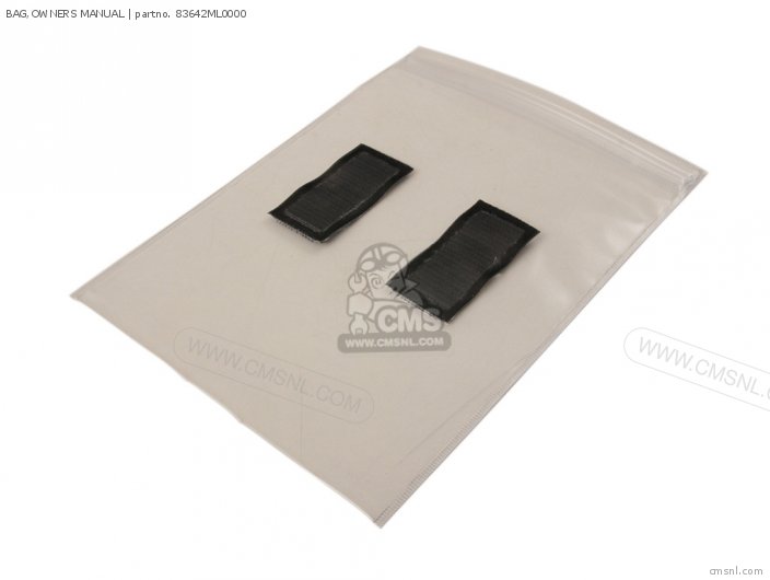 Honda BAG,OWNERS MANUAL 83642ML0000