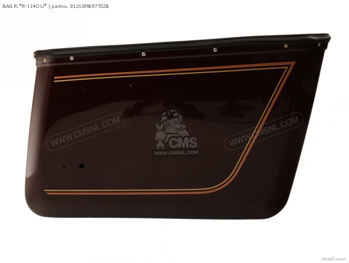 Honda BAG,R.*R-114C-U* 81210MB9770ZB Honda BAG,R.*R-114C-U* 81210MB9770ZB