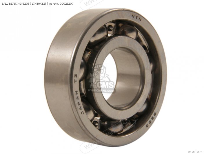 Takegawa BALL BEARING 6203 (17X40X12) 00026207