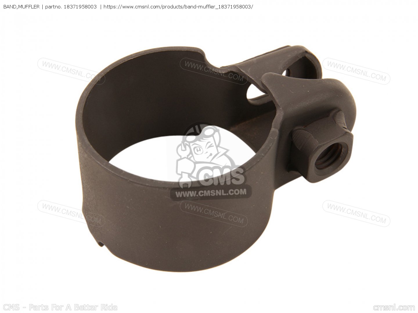 18371958003: BAND,MUFFLER Honda - buy the 18371-958-003 at CMSNL