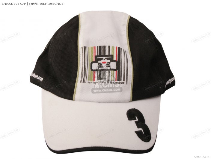 Honda BARCODE JENSON BUTTON F1 CAP 08MF105BCABJB