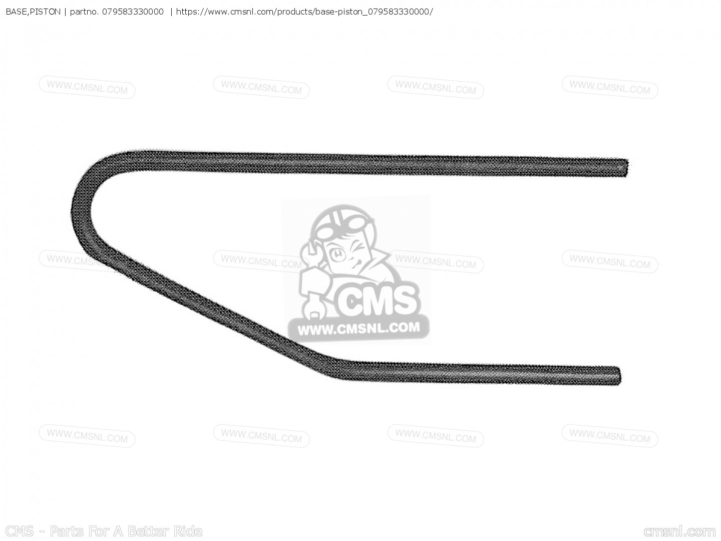 079583330000: BASE,PISTON Honda - buy the 07958-3330000 at CMSNL