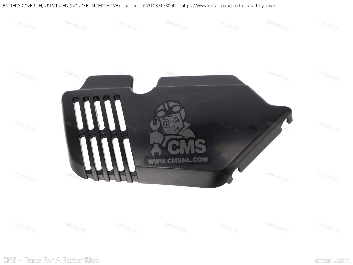 4663123717300P Battery Cover Lh, Unpainted (non O.e. Alternative