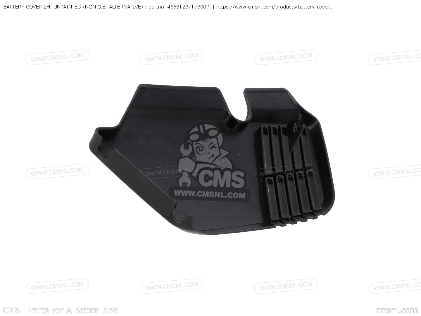 4663123717300P Battery Cover Lh, Unpainted (non O.e. Alternative