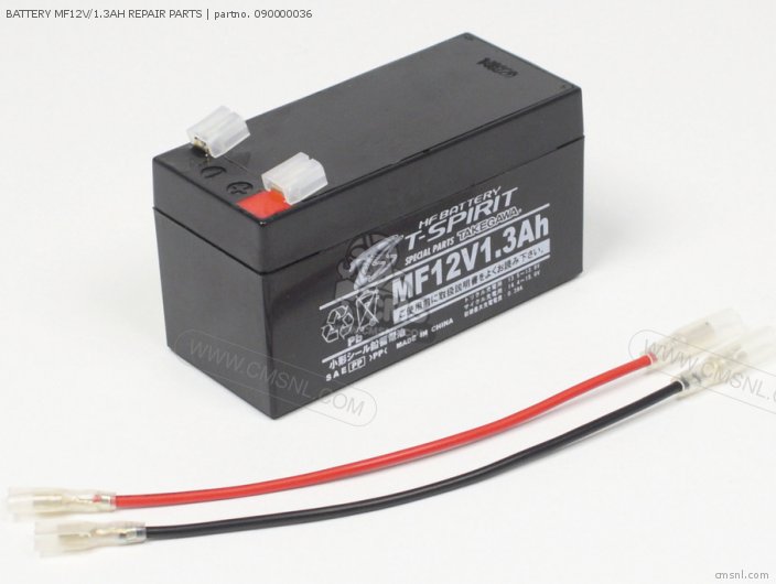 Takegawa BATTERY MF12V/1.3AH REPAIR PARTS 090000036