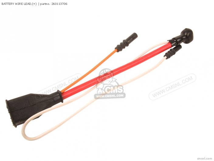 Kawasaki BATTERY WIRE LEAD,(+) 260113706