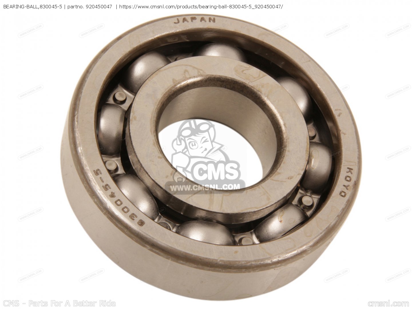 BEARING-BALL,830045-5 for ZX1400EDF NINJA ZX14R 2013 USA - order 