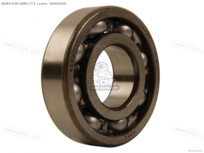 Yamaha BEARING BR 80MM (717) 9330630705 Yamaha BEARING BR 80MM (717) 9330630705