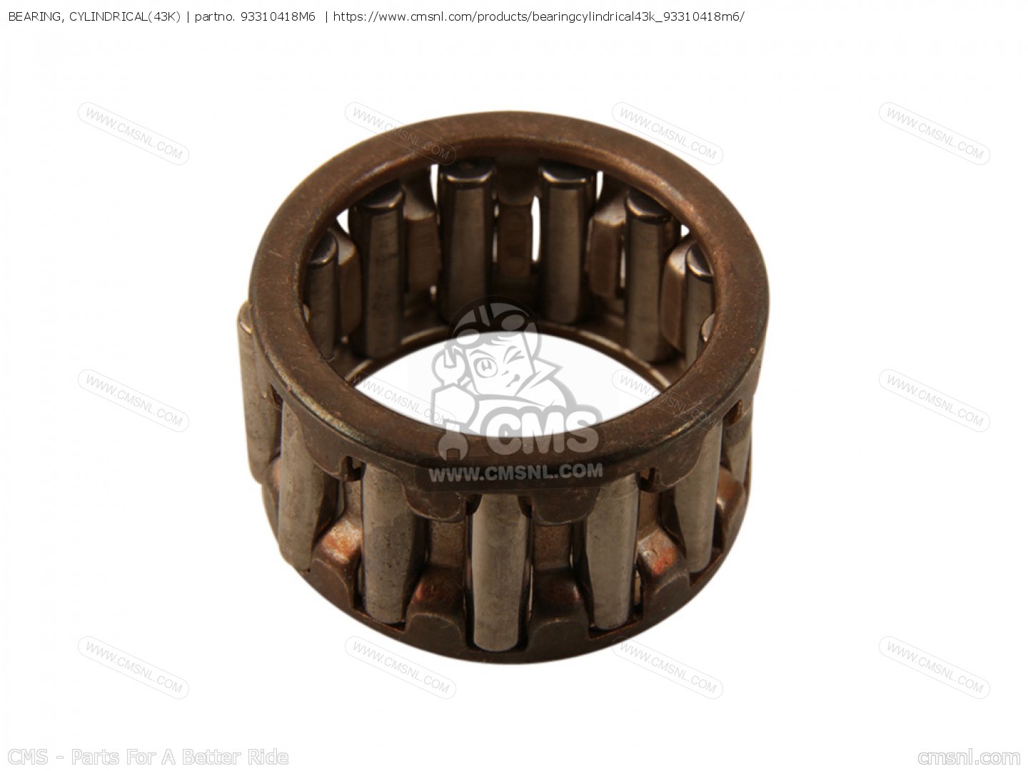 BEARING, CYLINDRICAL(43K) for Yamaha - order at CMSNL