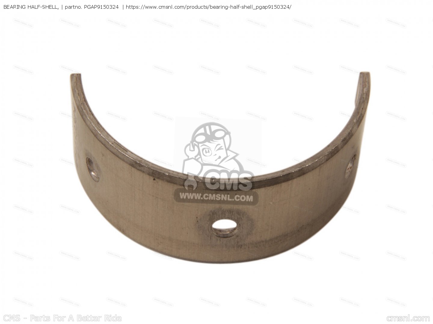 PGAP9150324: BEARING HALF-SHELL, Piaggio Group - buy the PGAP9150324 at ...