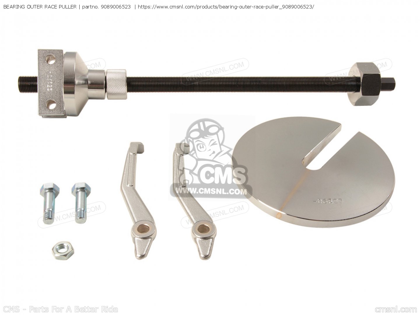 Outer bearing outlet race puller