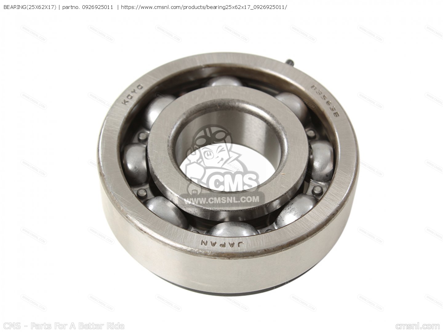 BEARING 25X62X17 For GT185 1973 1974 1975 1976 1977 K L M A B   Bearing25x62x17 Big0926925011 01 588c 