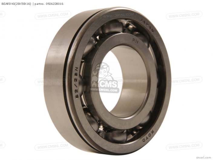 Suzuki BEARING(28X58X16) 0926228016 Suzuki BEARING(28X58X16) 0926228016