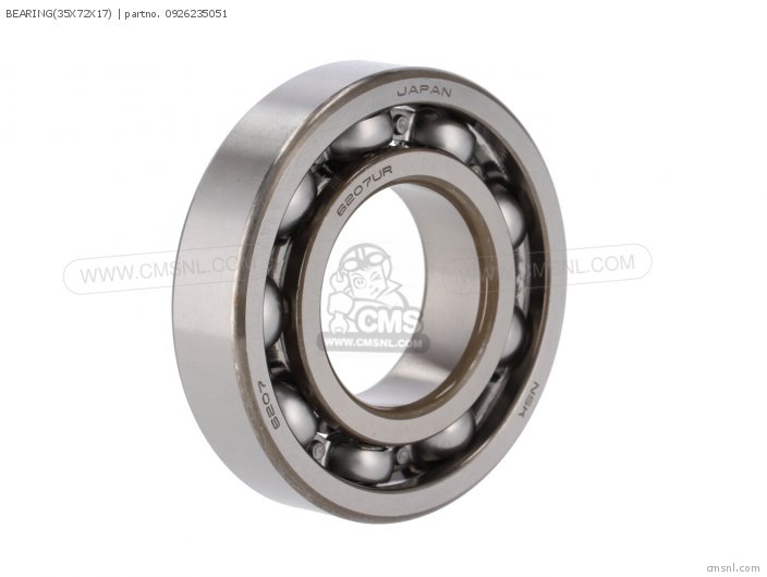 Suzuki BEARING(35X72X17) 0926235051 Suzuki BEARING(35X72X17) 0926235051