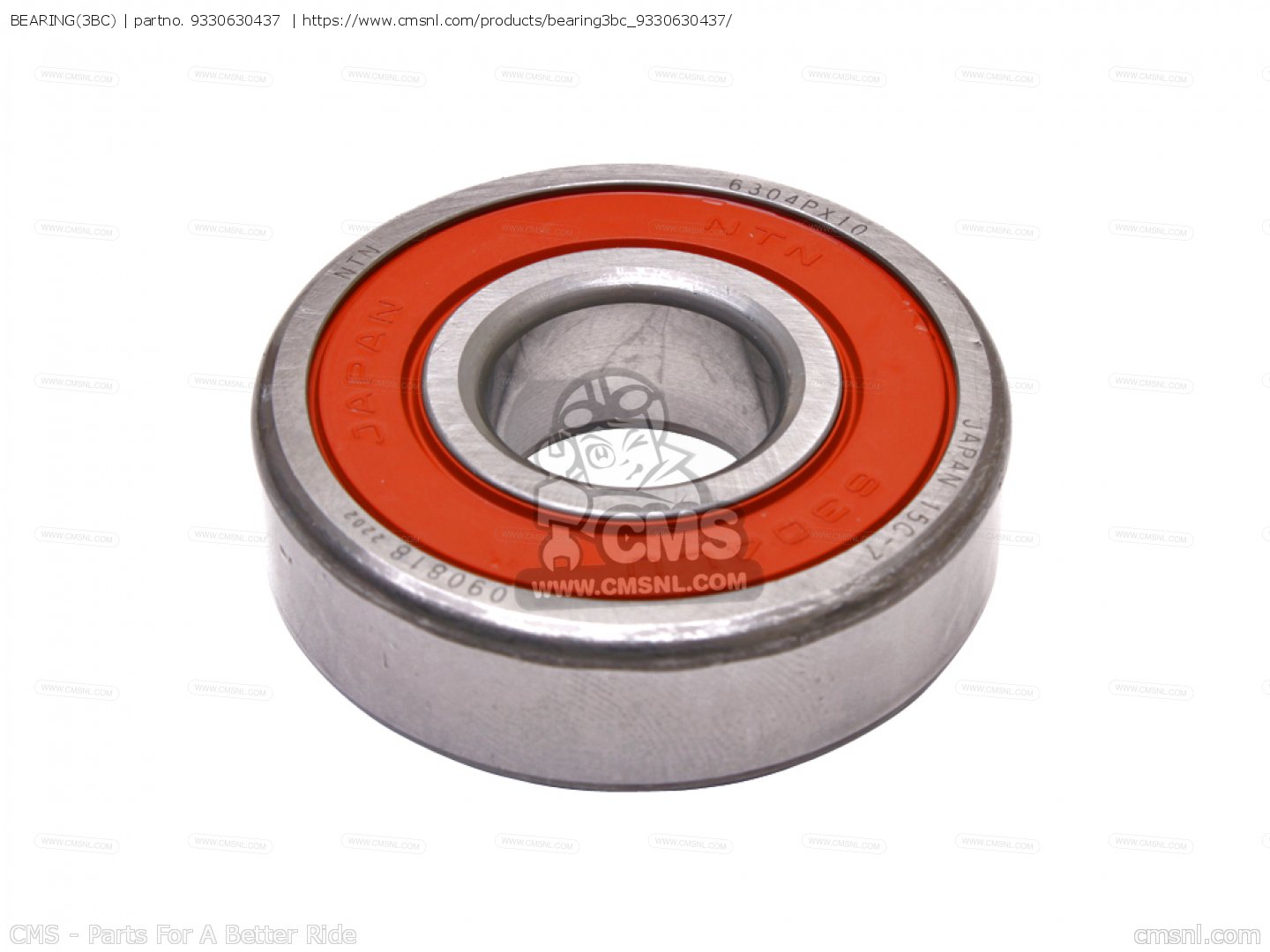 9330630437: Bearing(3bc) Yamaha - buy the 93306-30437-00 at CMSNL