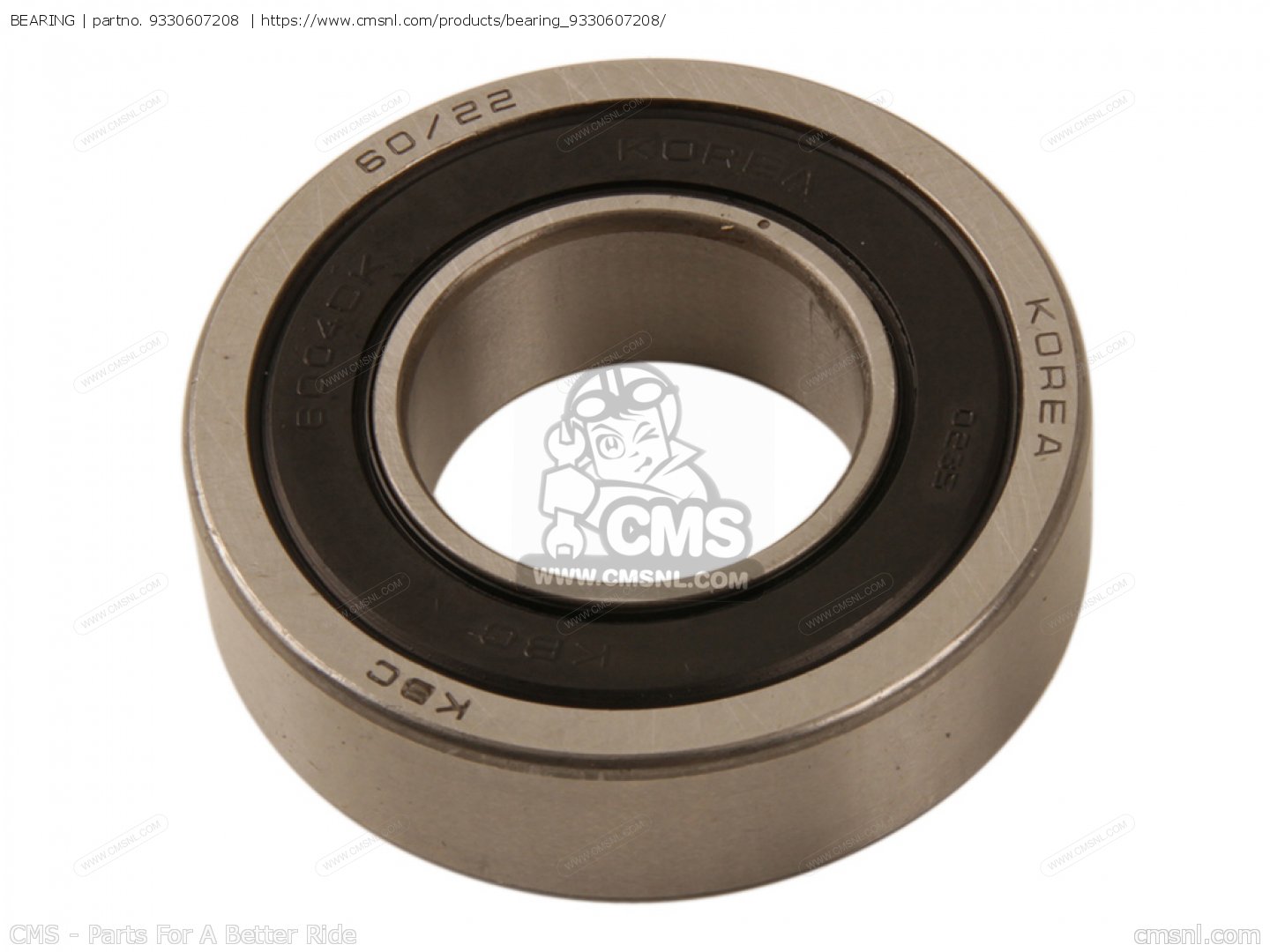 9330607208: BEARING Yamaha - buy the 93306-07208-00 at CMSNL