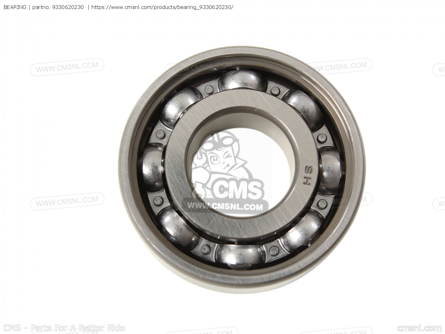 モナゲリー 93306-00420 Wheel Bearings Front Pair