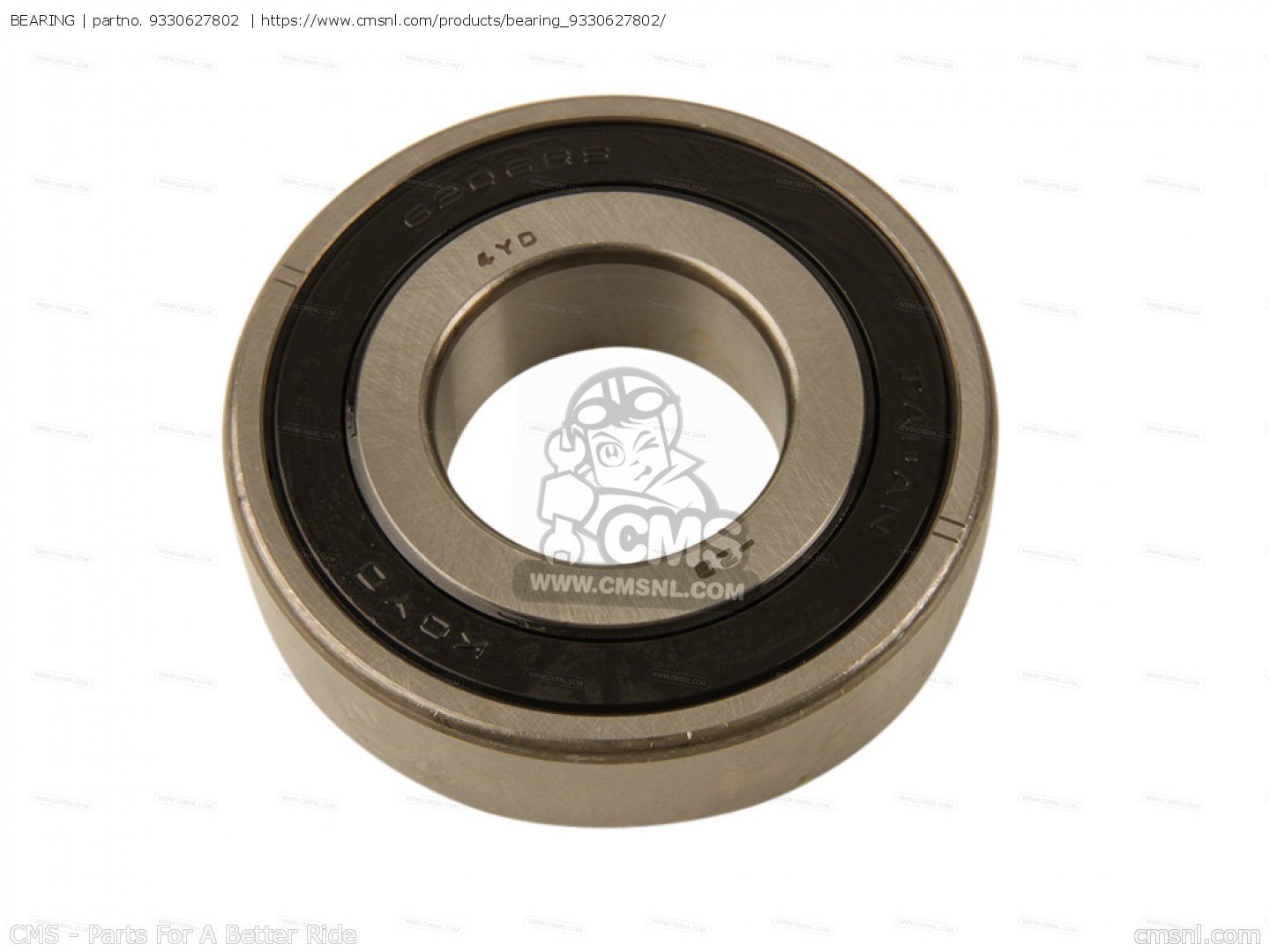 9330627802: BEARING Yamaha - buy the 93306-27802-00 at CMSNL