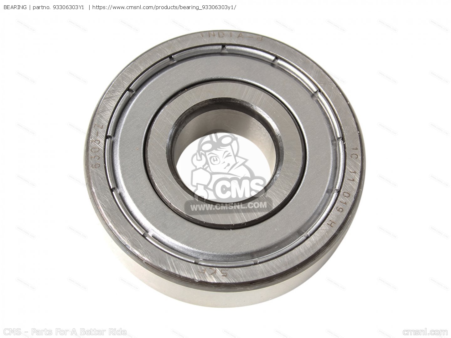 モナゲリー 93306-07208-00 Yamaha Wheel bearing - KFM-Motorraeder