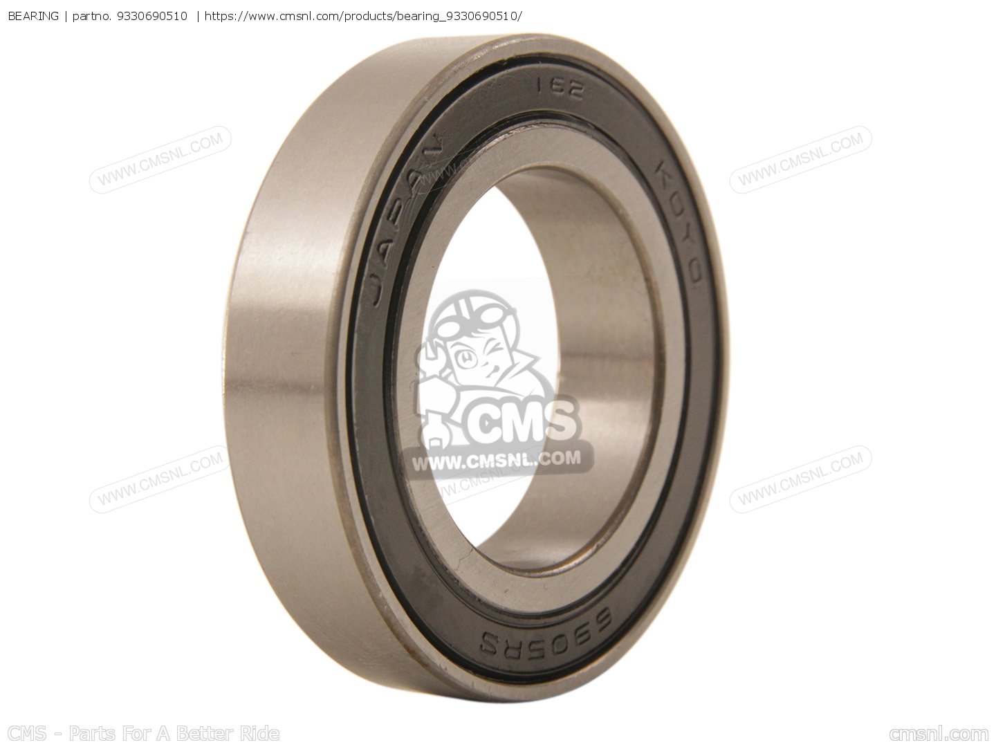 9330690510: Bearing Yamaha - buy the 93306-90510 at CMSNL