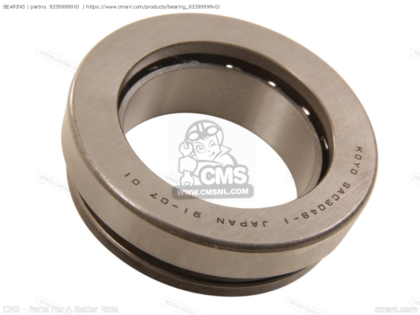 93399999X0: Bearing Yamaha - buy the 93399-999X0-00 at CMSNL