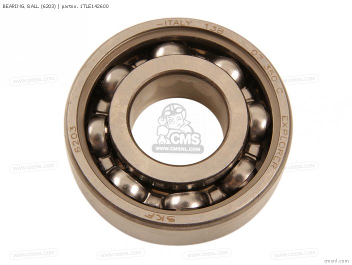 Yamaha BEARING, BALL (6203) 1TLE142600