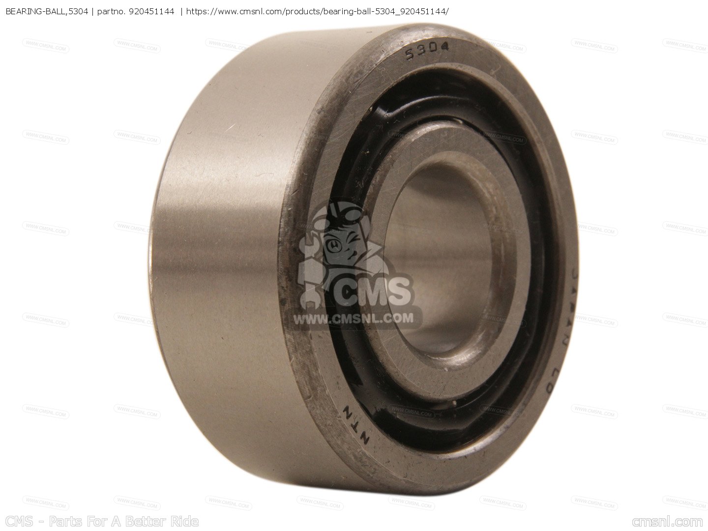 920451144: BEARING-BALL,5304 Kawasaki - buy the 92045-1144 at CMSNL