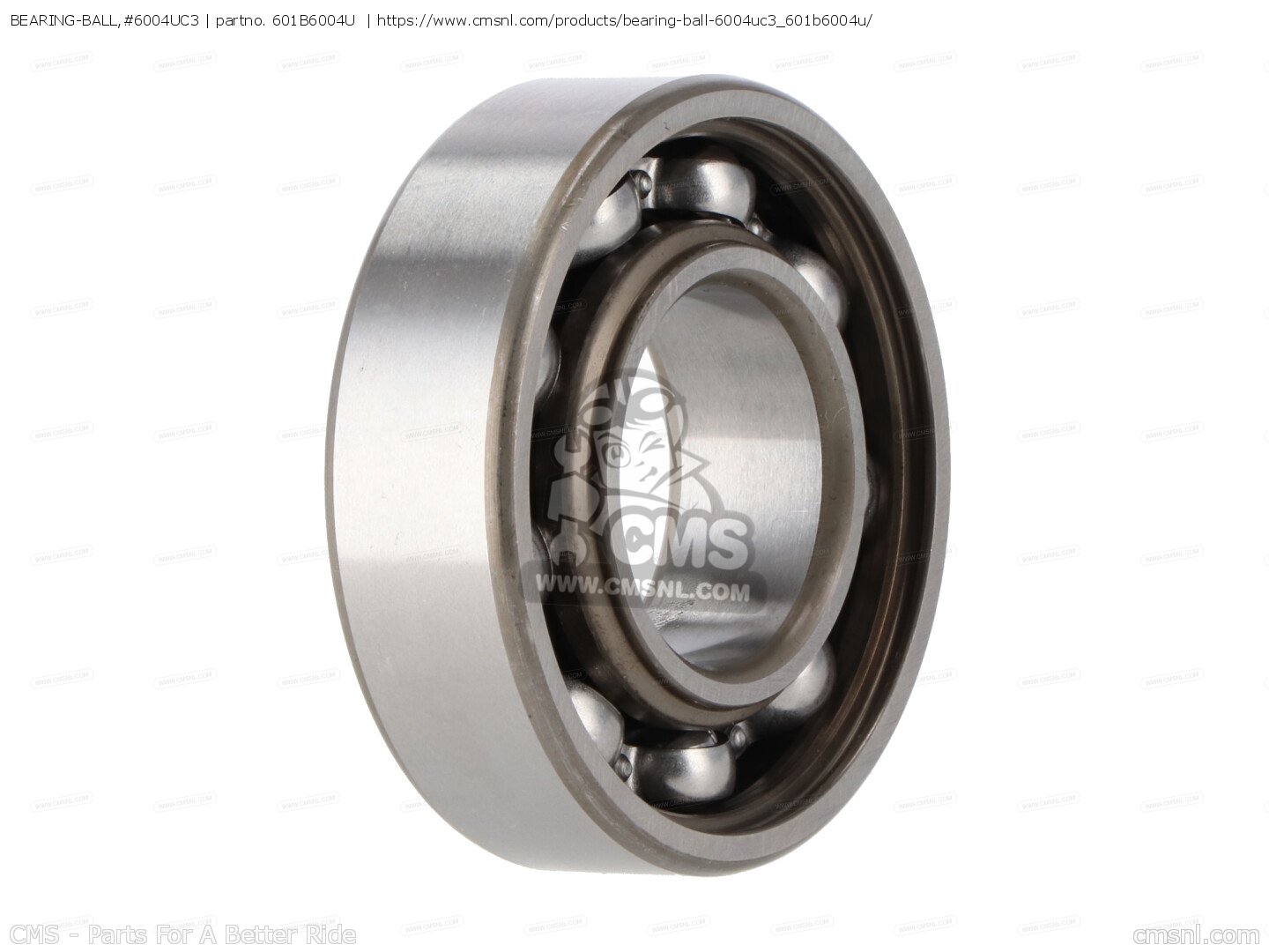 601B6004U: BEARING-BALL,#6004UC3 Kawasaki - buy the