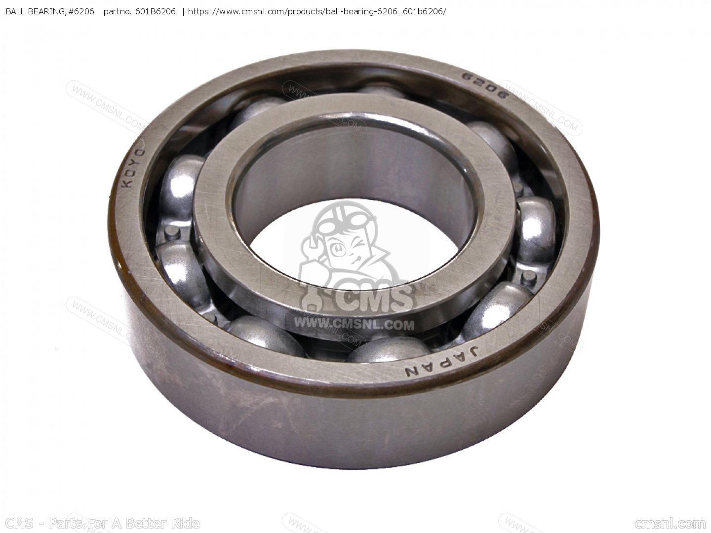 601B6206: BEARING-BALL,#6206C3 Kawasaki - buy the 601B6206