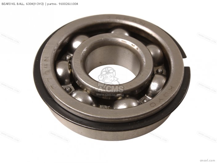 Honda BEARING, BALL, 6304(KOYO) 91002611004