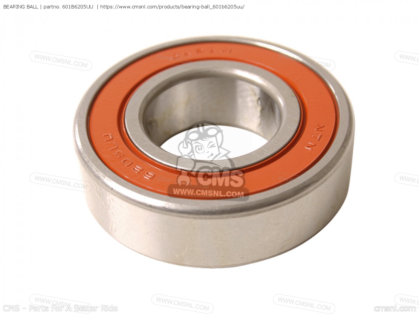 601B6205UU: BEARING-BALL Kawasaki - buy the 601B6205UU at CMSNL