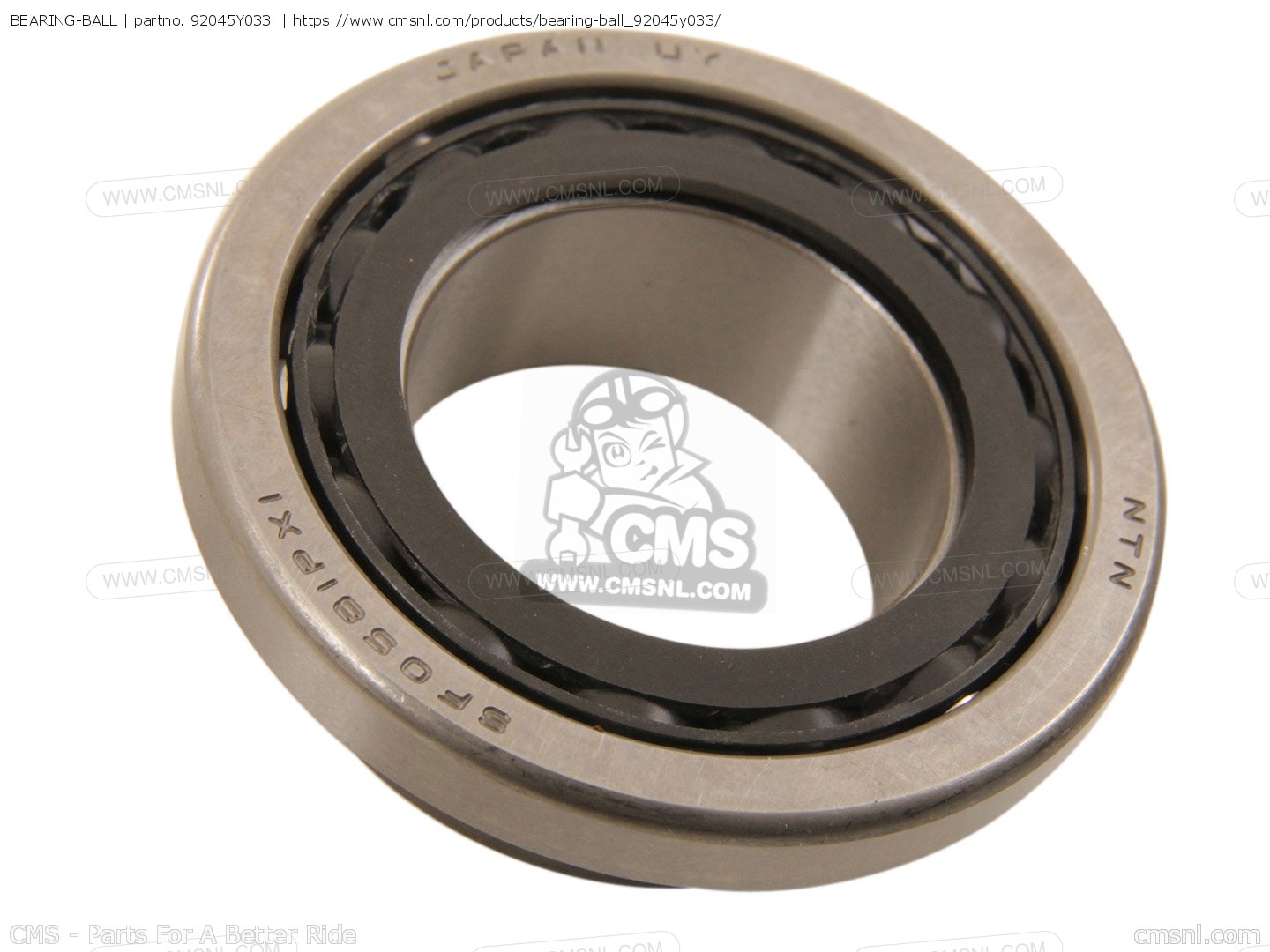92045Y033: BEARING-BALL Kawasaki - buy the 92045-Y033 at CMSNL