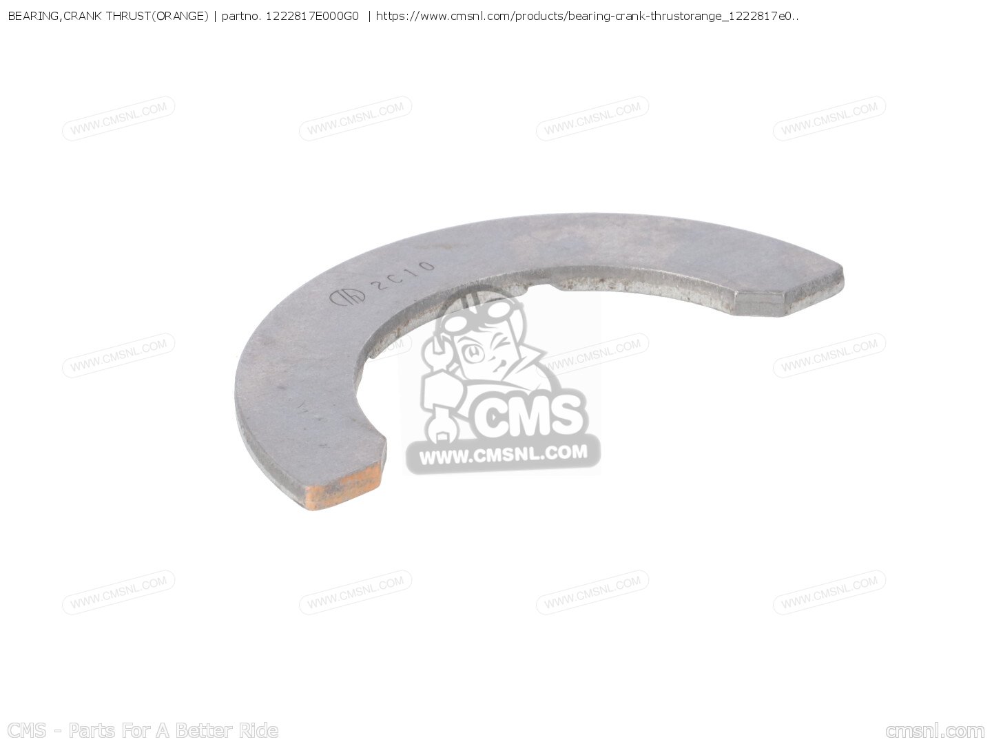 1222817E000G0 Bearing,crank Thrust(orange) Suzuki buy the 12228