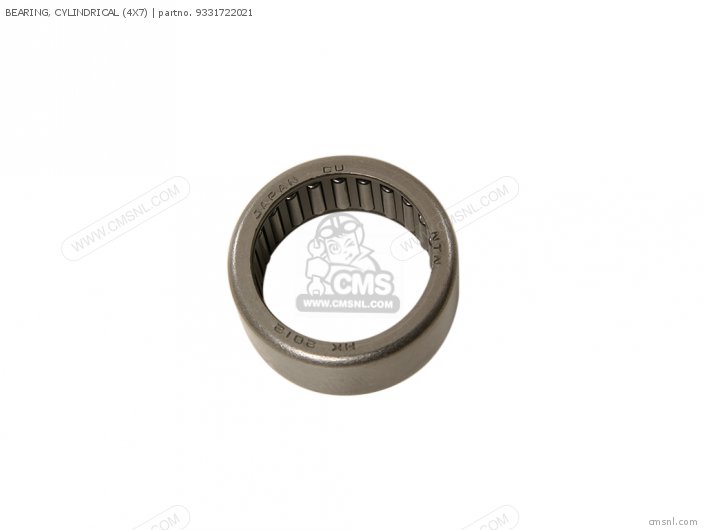 Yamaha BEARING, CYLINDRICAL (4X7) 9331722021