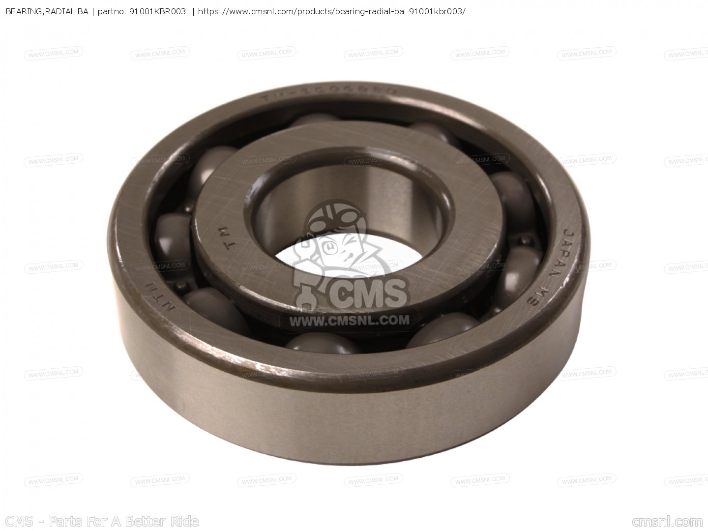 91001KBR003: Bearing,radial Ba Honda - buy the 91001-KBR-003 at CMSNL