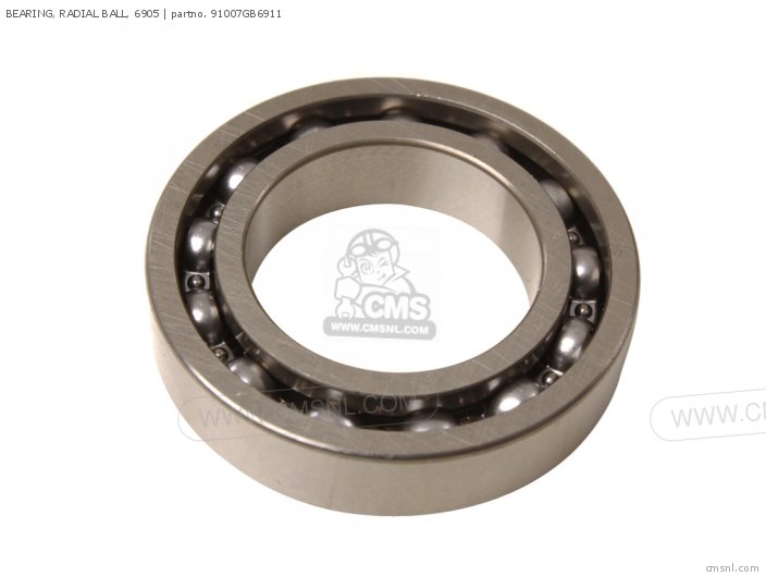 Honda BEARING, RADIAL BALL, 6905 91007GB6911